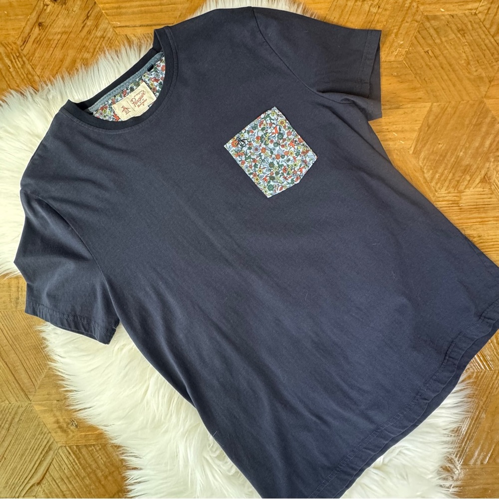 Original Penguin by Munsingwear men’s floral pocket tshirt size large